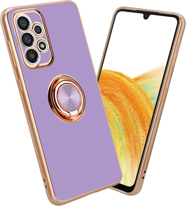 Cadorabo Hülle für Samsung Galaxy A33 5G im TPU mit Kameraschutz und Ring LM089 Style (Samsung Galaxy A33 5G)