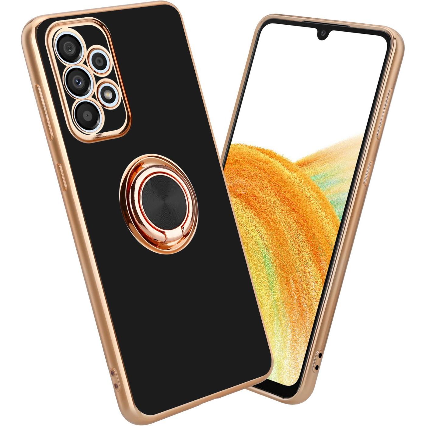 Cadorabo Hülle für Samsung Galaxy A33 5G im TPU mit Kameraschutz und Ring LM089 Style (Samsung Galaxy A33 5G), Smartphon...