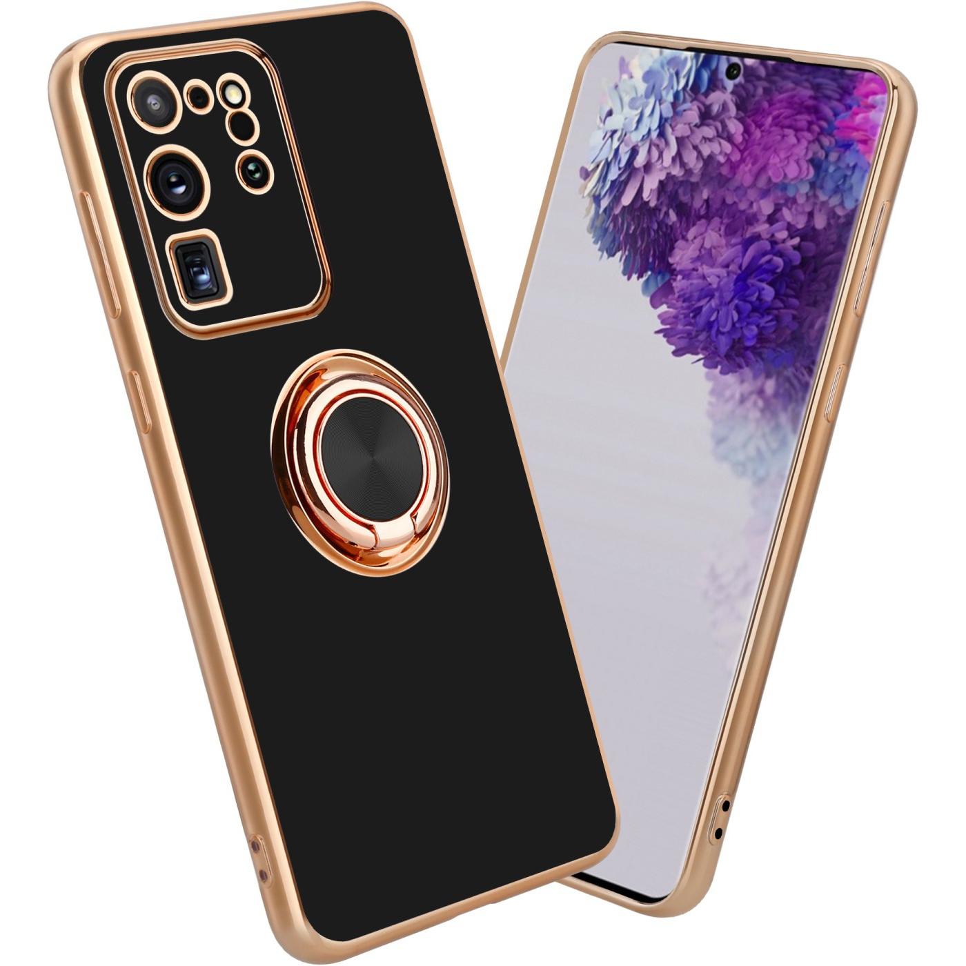 Cadorabo Hülle für Samsung Galaxy S20 ULTRA im TPU mit Kameraschutz und Ring LM089 Style (Samsung Galaxy S20 Ultra), Sma...