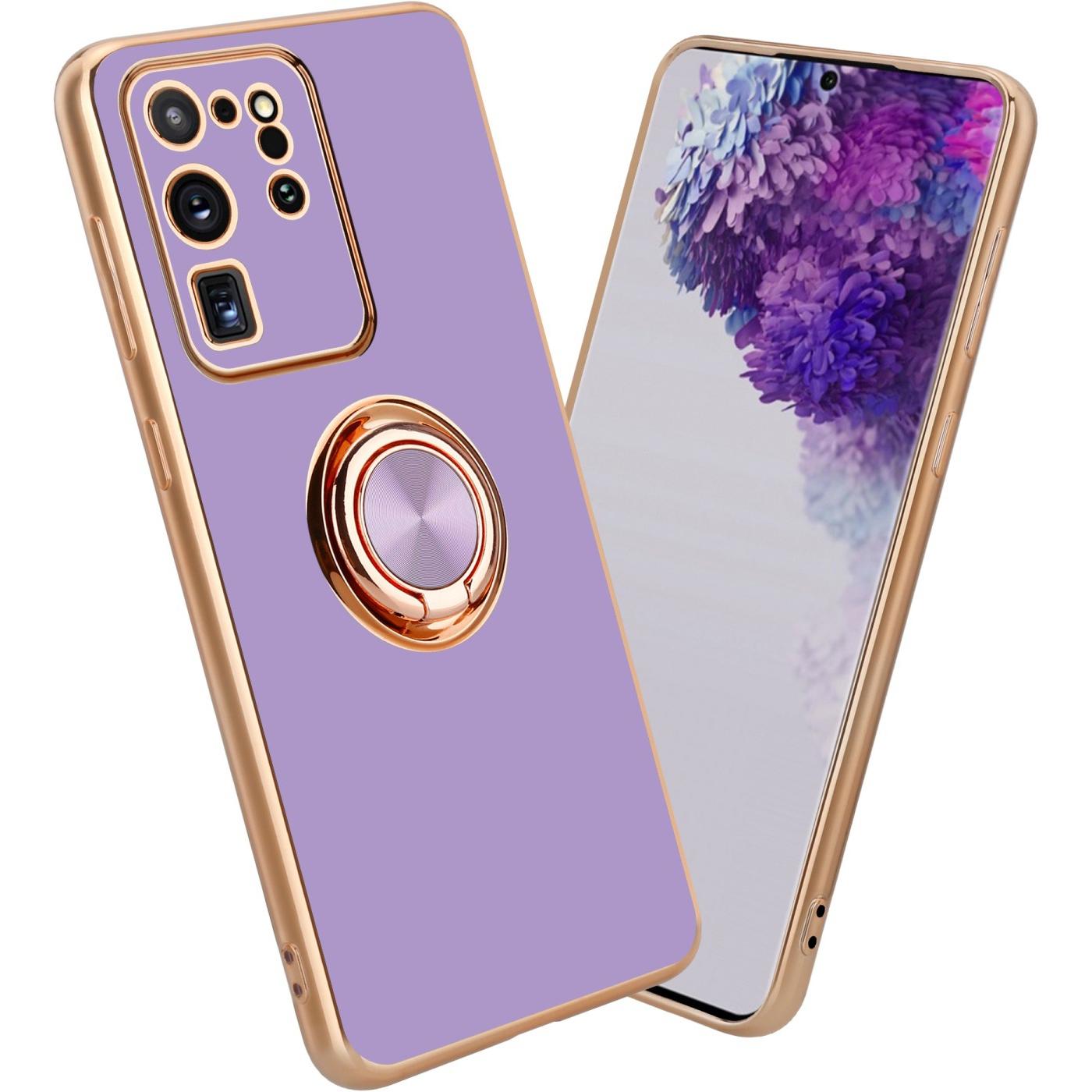 Cadorabo Hülle für Samsung Galaxy S20 ULTRA im TPU mit Kameraschutz und Ring LM089 Style (Samsung Galaxy S20 Ultra), Sma...