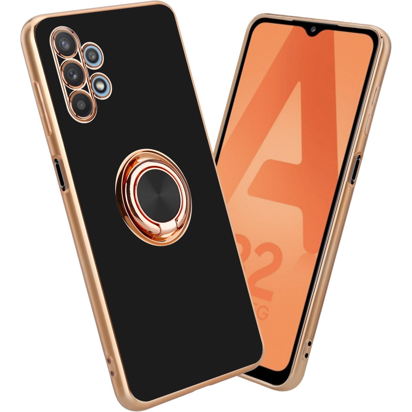 Cadorabo Hülle für Samsung Galaxy A32 5G im TPU mit Kameraschutz und Ring LM089 Style (Samsung Galaxy A32 5G), Smartphon...