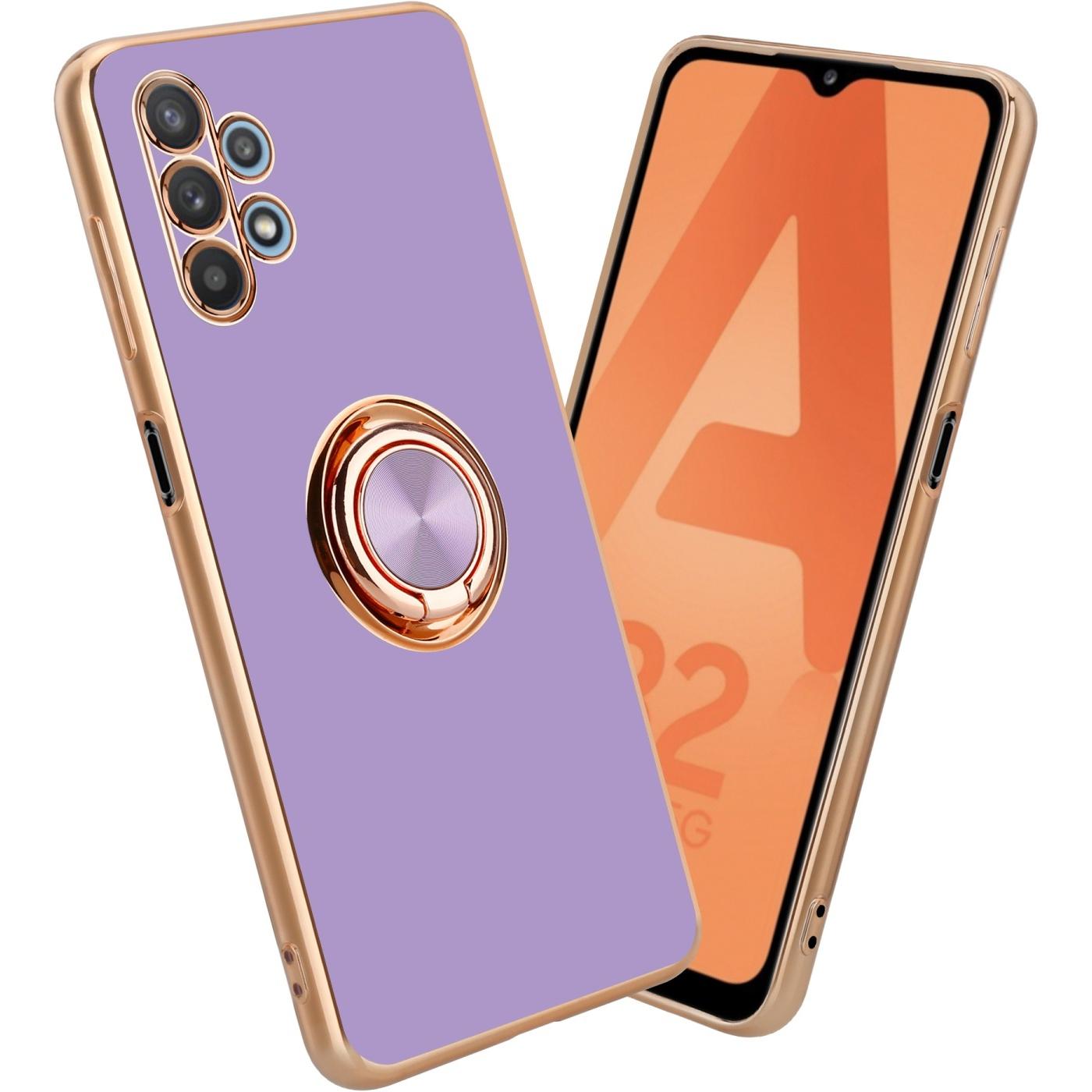 Cadorabo Hülle für Samsung Galaxy A32 5G im TPU mit Kameraschutz und Ring LM089 Style (Samsung Galaxy A32 5G), Smartphon...