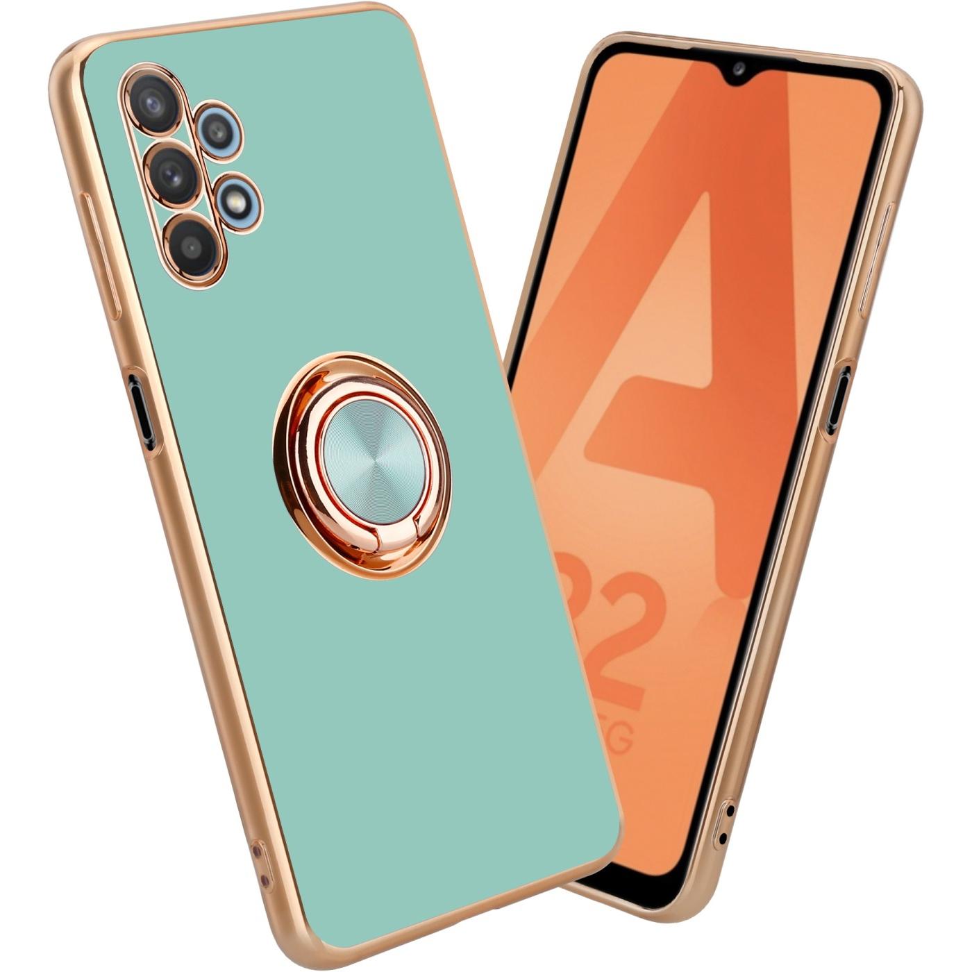Cadorabo Hülle für Samsung Galaxy A32 5G im TPU mit Kameraschutz und Ring LM089 Style (Samsung Galaxy A32 5G), Smartphon...