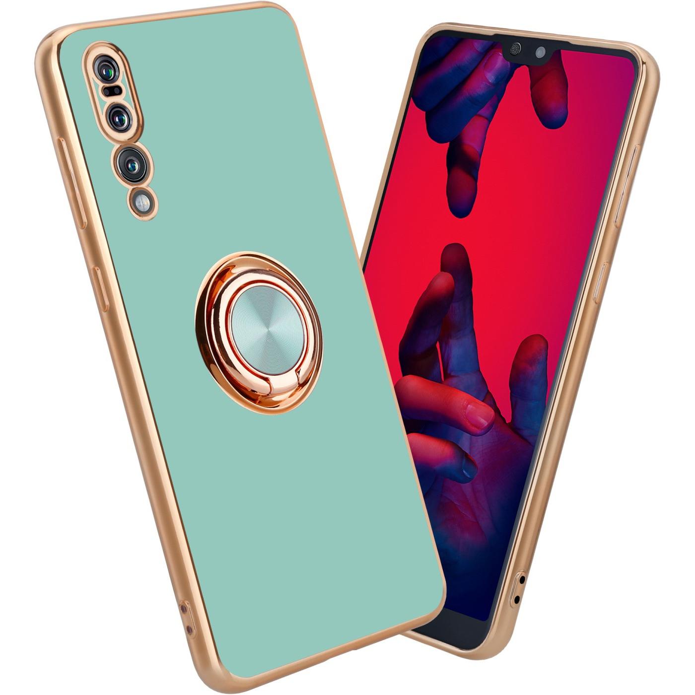Cadorabo Hülle für Huawei P20 PRO / P20 PLUS im TPU mit Kameraschutz und Ring LM089 Style (Huawei P20 Plus, Huawei P20 P...
