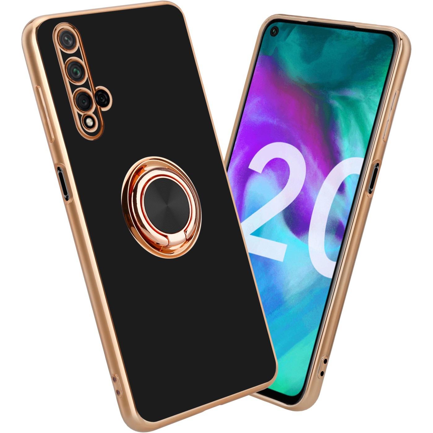 Cadorabo Hülle für Honor 20 / 20S / Huawei NOVA 5T im TPU mit Kameraschutz und Ring LM089 Style (Huawei Nova 5T, TCL 20S...