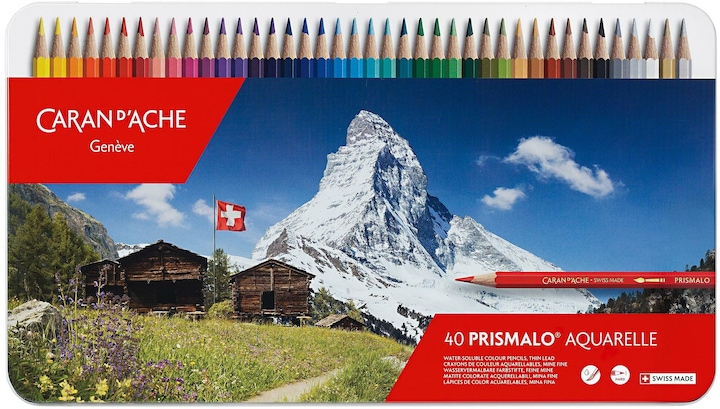 Immagine prodotto Caran d'Ache Prismalo Aquarelle Metallschachtel (Multicolore, 40 x)