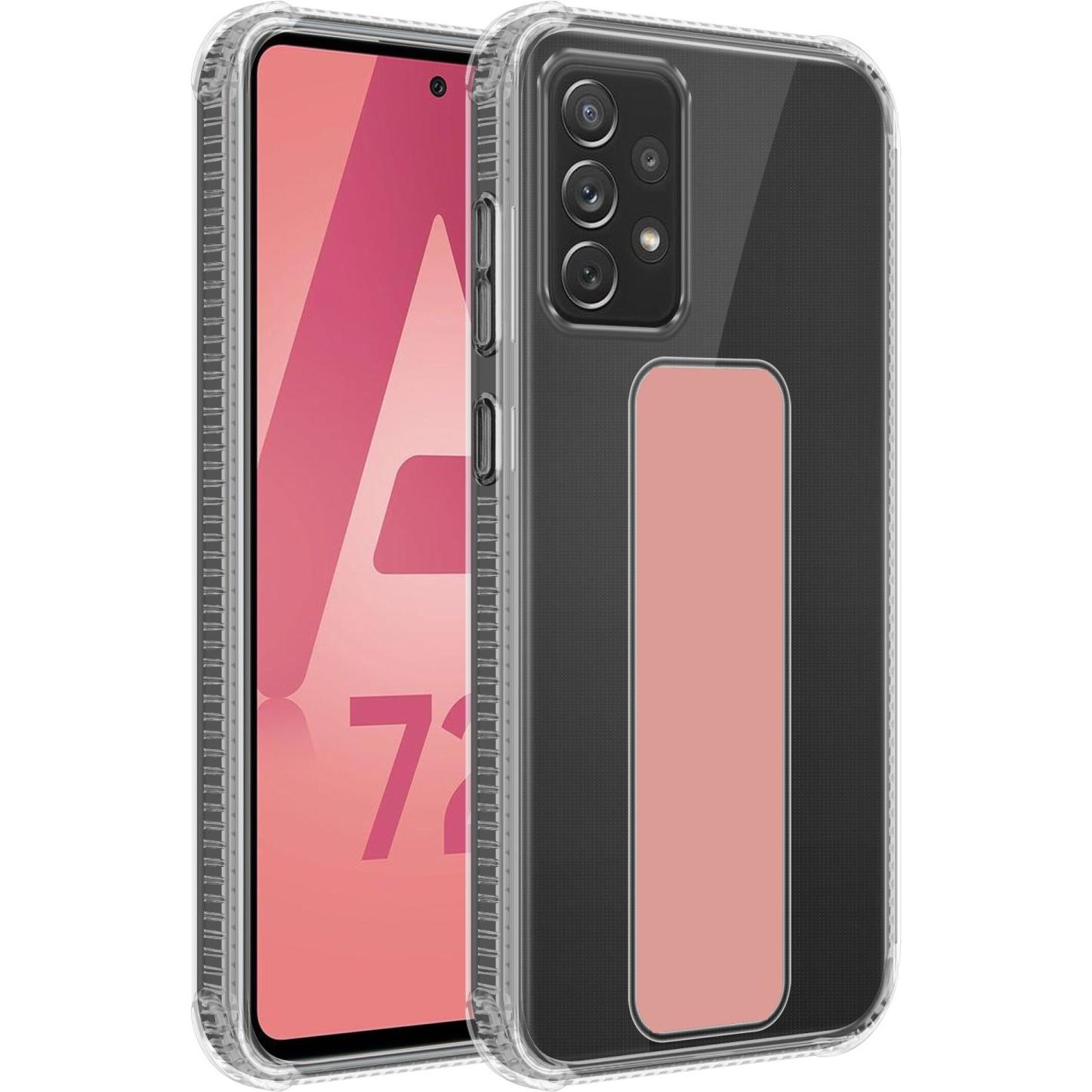 Cadorabo Hülle für Samsung Galaxy A72 4G / 5G im TPU mit Halterung LM167 Style (Samsung Galaxy A72, Samsung Galaxy A72 5...