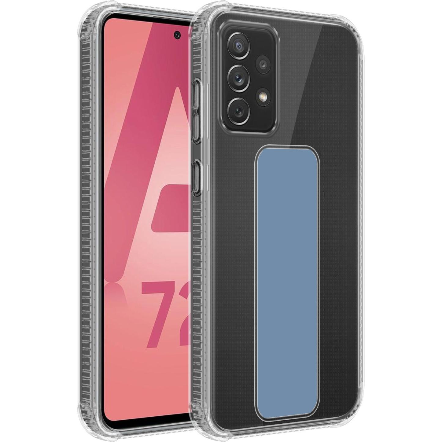 Cadorabo Hülle für Samsung Galaxy A72 4G / 5G im TPU mit Halterung LM167 Style (Samsung Galaxy A72, Samsung Galaxy A72 5...