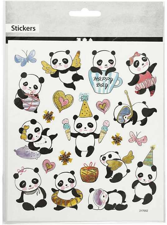 Produktbild Creativ Company Motivsticker 1 Blatt Panda