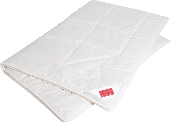 Actual product image Hefel Swiss stone pine blanket light Wellness, filling: 100% virgin wool with Swiss stone pine chips (880 g, 200 x 220 cm)