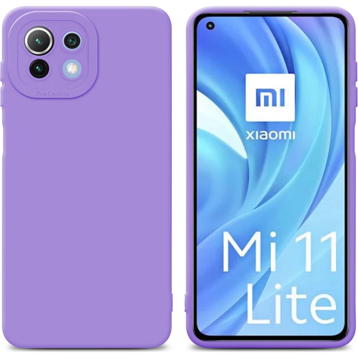 Cadorabo Hülle für Xiaomi Mi 11 LITE (4G / 5G) / 11 LITE NE im TPU Fluid LM162 Style (Xiaomi Mi 11 Lite, Xiaomi Mi 11 Li...