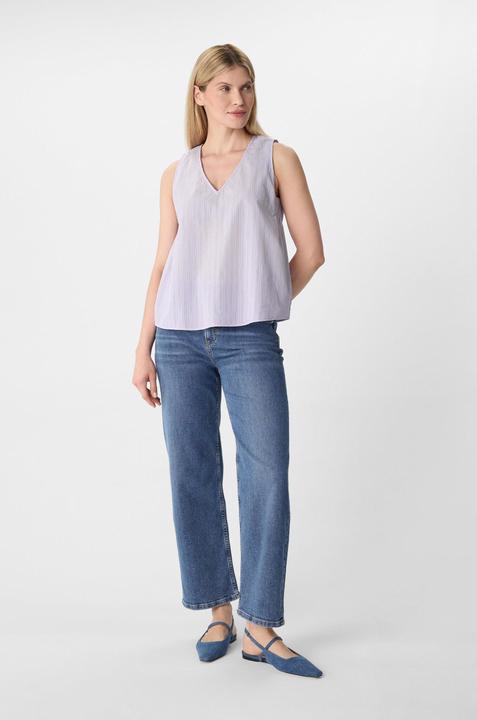 Actual product image Comma Bluse Gestreiftes Blusentop mit V-Ausschnitt (40)