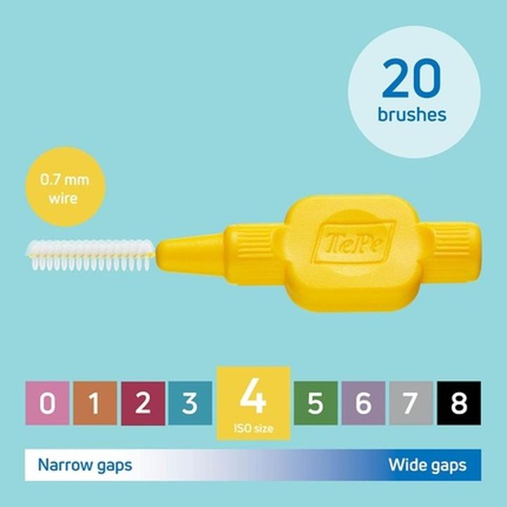 Produktbild TePe Interdentalbürsten Original ISO 4 (20 x, 0.70 mm)