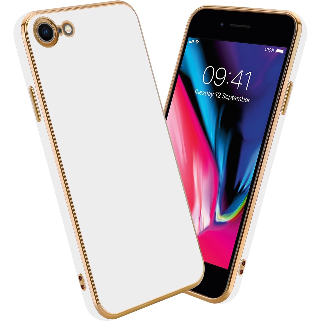 Cadorabo Hülle für Apple iPhone 7 / 7S / 8 / SE 2020 im TPU mit Kameraschutz LM130 Style (Apple iPhone 7, Apple iPhone S...