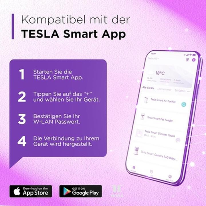 Immagine prodotto Tesla Smart Camera Baby B200 (Video e audio)