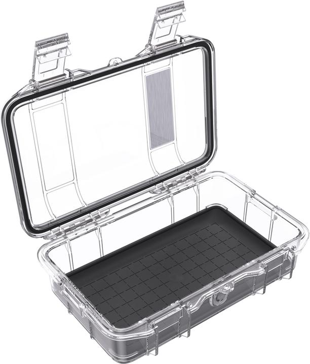Produktbild Peli MicroCase M50, transparent mit schwarzer Auskleidung NF