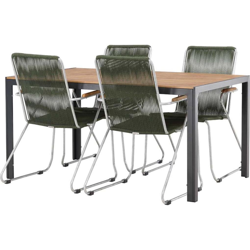 Thumbnail - Ebuy24, Gartentisch + Balkontisch, Gartenset Break 5-teilig (90 cm)