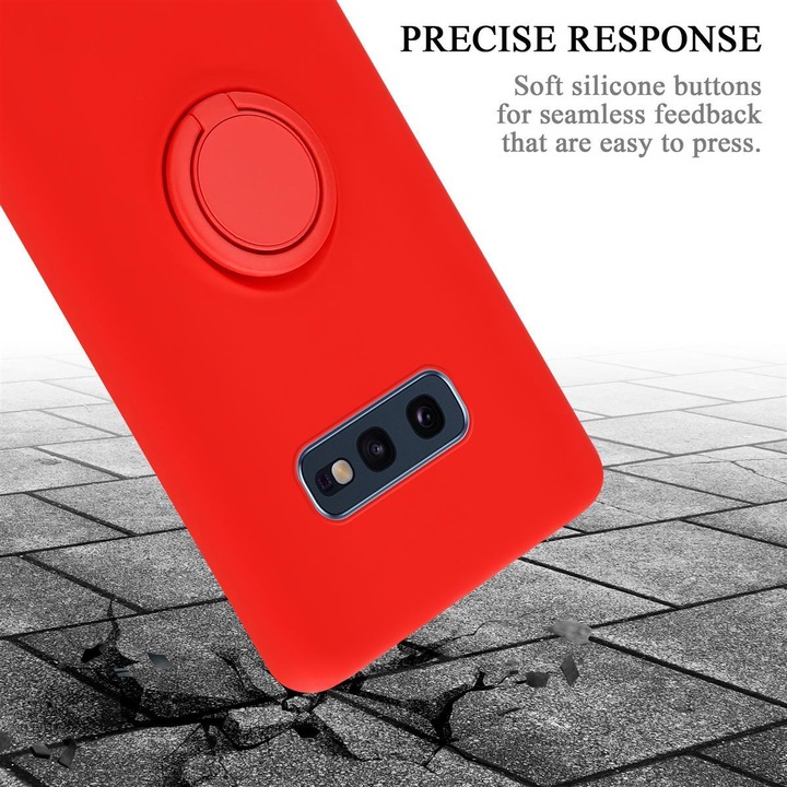 Actual product image Cadorabo TPU Liquid Ring Silicone Case Cover (Samsung Galaxy S10e)
