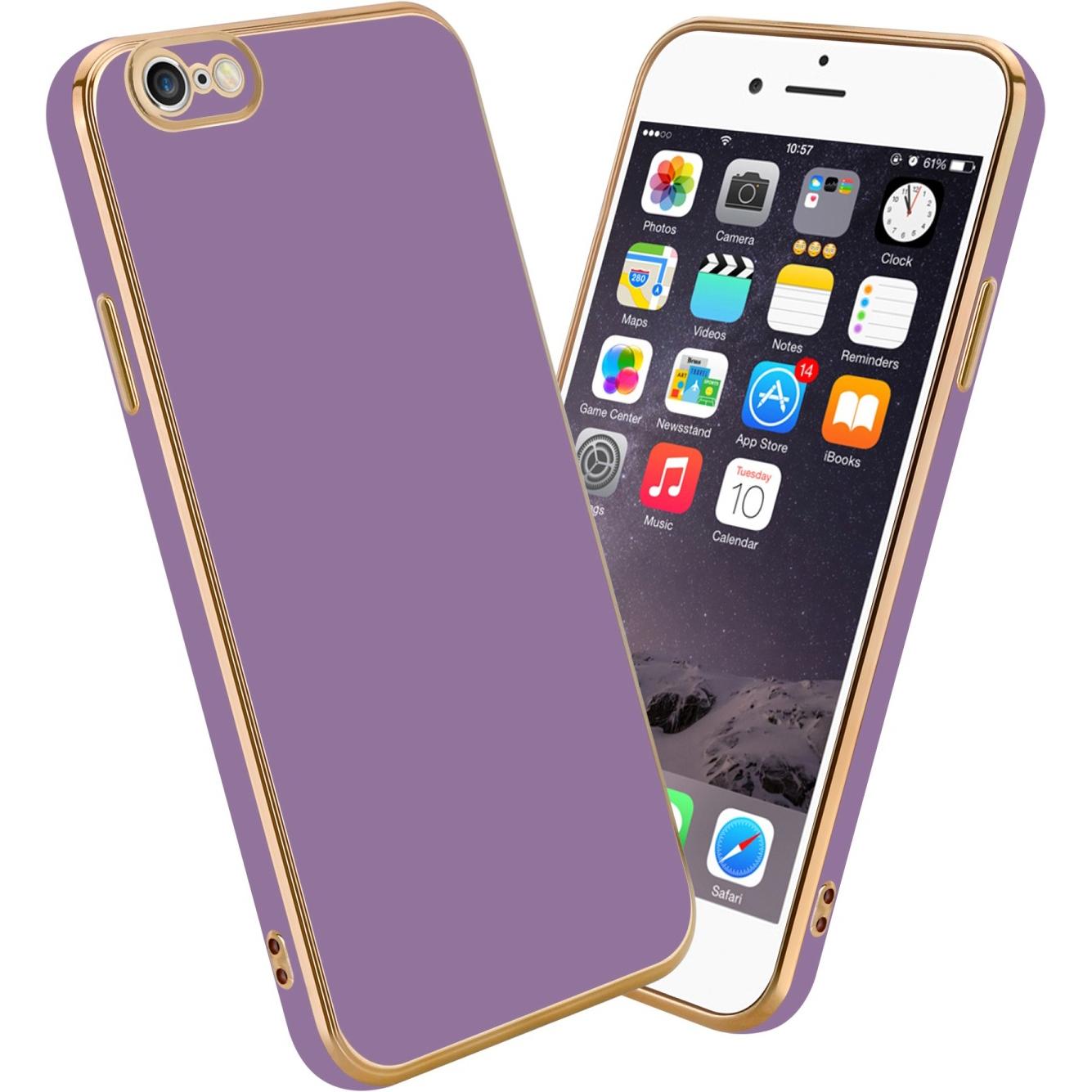 Cadorabo Hülle für Apple iPhone 6 PLUS / 6S PLUS im TPU mit Kameraschutz LM130 Style (Apple iPhone 6 Plus), Smartphone H...