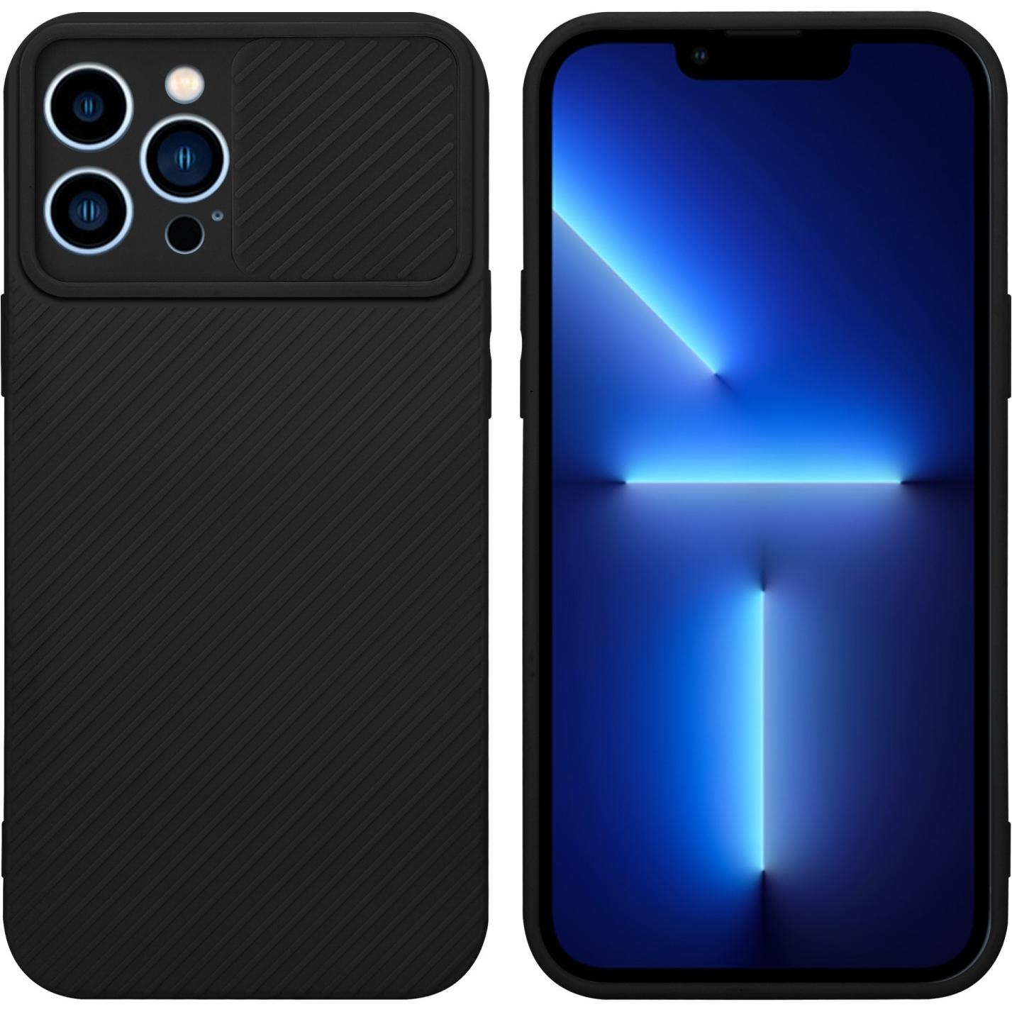 Cadorabo Hülle für Apple iPhone 13 PRO MAX im TPU mit Kameraschutz LM009 Style (Apple iPhone 13 Pro Max), Smartphone Hül...