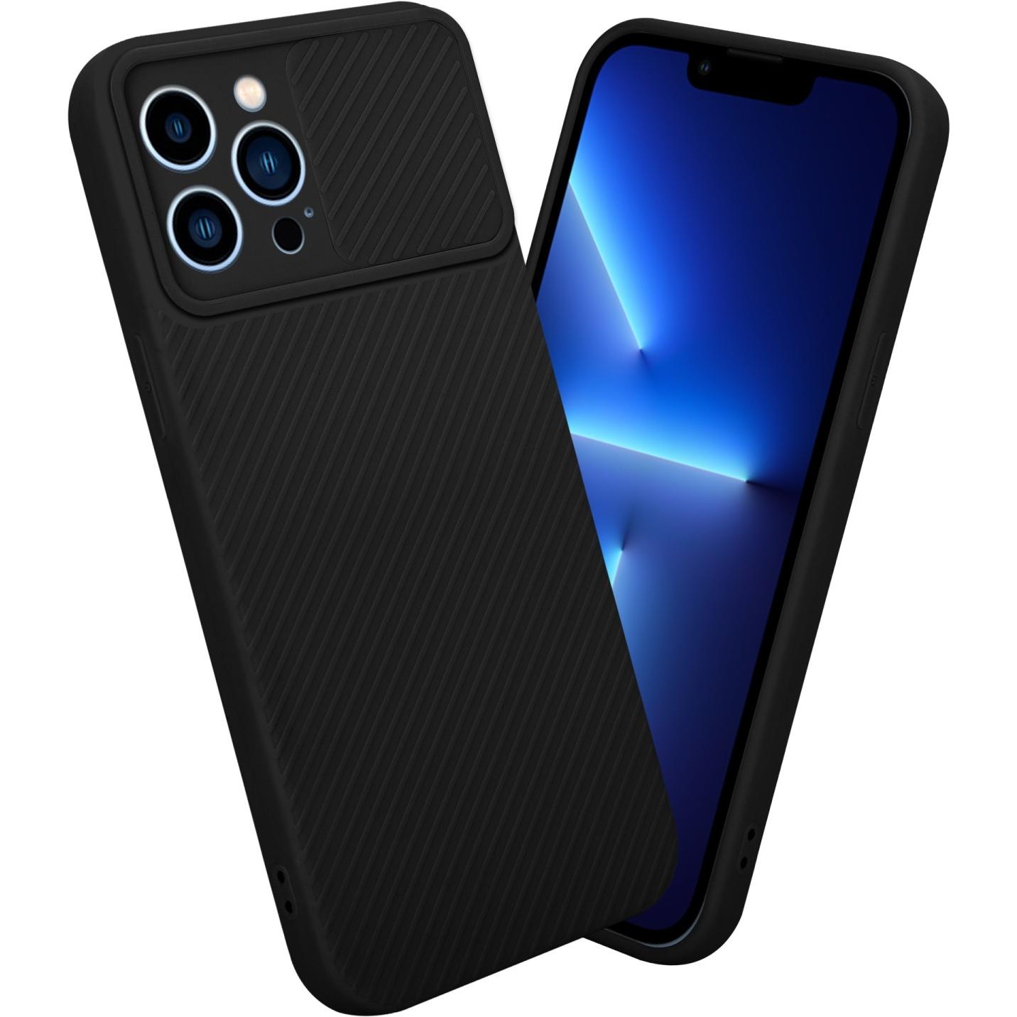 Thumbnail - Cadorabo Hülle für Apple iPhone 13 PRO MAX im TPU mit Kameraschutz LM009 Style (Apple iPhone 13 Pro Max), Smartphone Hül...