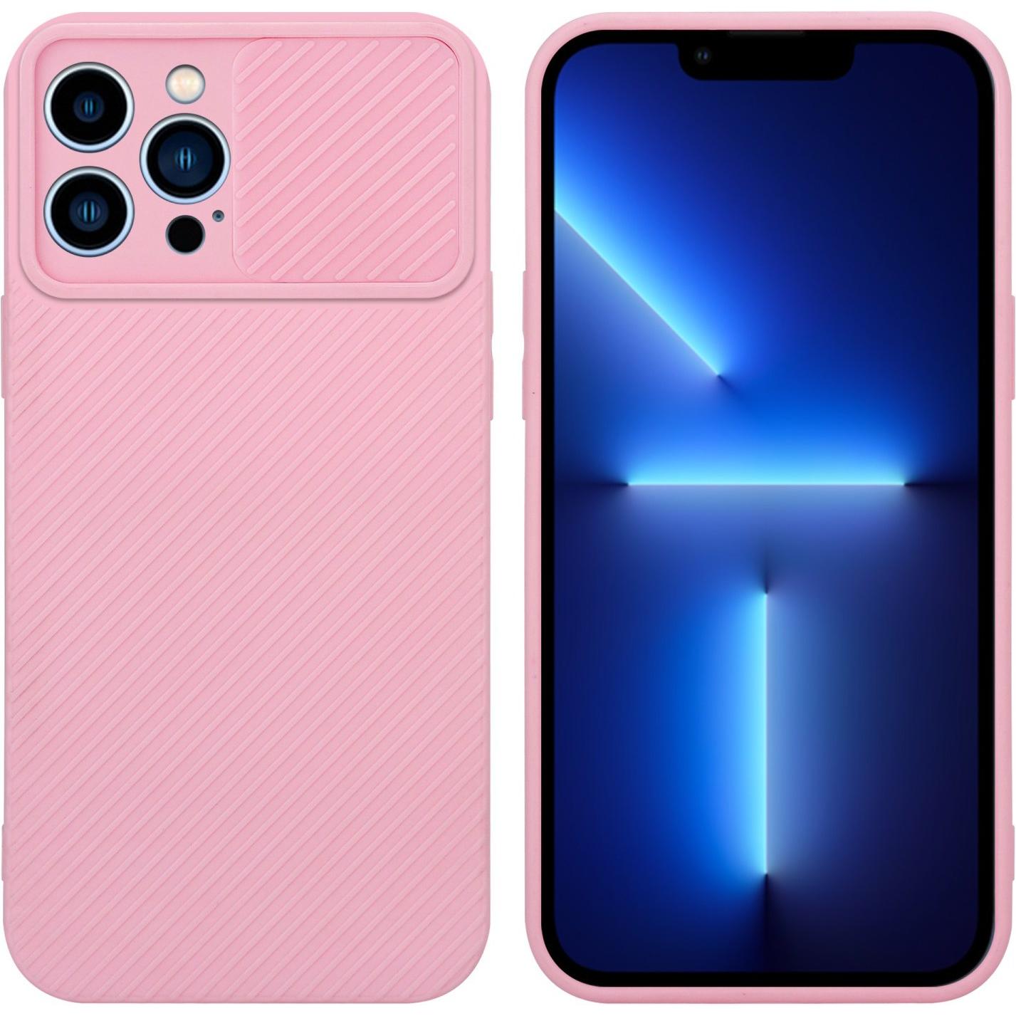 Cadorabo Hülle für Apple iPhone 13 PRO MAX im TPU mit Kameraschutz LM009 Style (Apple iPhone 13 Pro Max), Smartphone Hül...