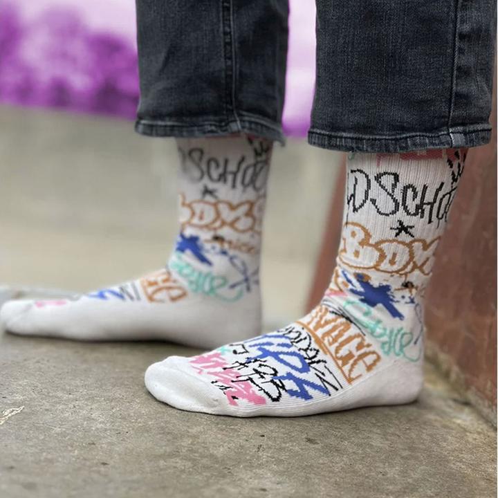 Produktbild Toe Rags Crew Socken Mit Street Graffiti (Einzelpack, 40 - 45)