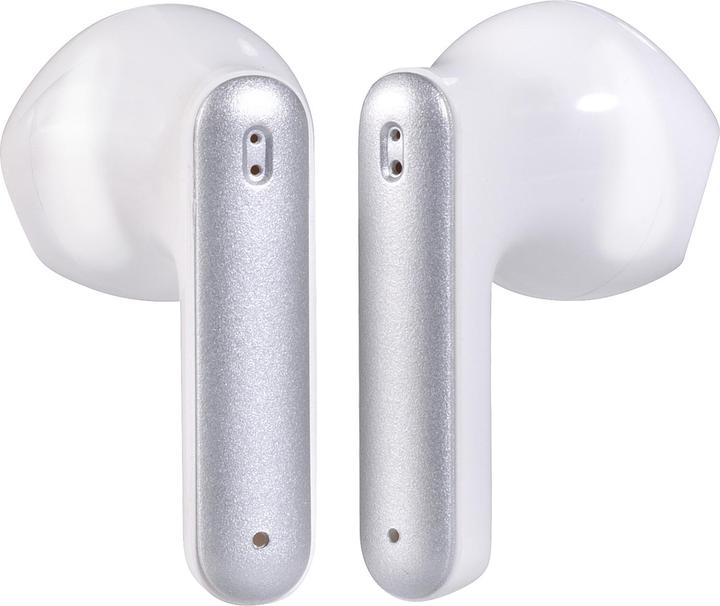 Produktbild Vivanco True Wireless Bluetooth Ohrhoerer, Metal Case, Low Latency Modus, Silber Metallic (180 h, Kabellos)