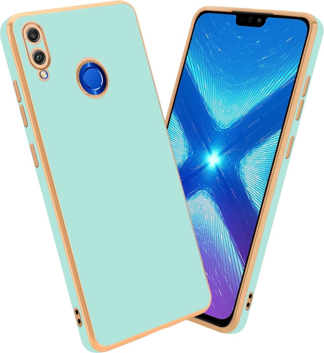 Image du produit Cadorabo Housse pour Honor 8X en TPU avec protection pour appareil photo style LM130 (Honor 8X)