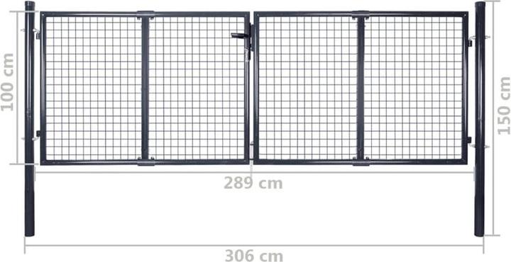 Image du produit vidaXL Gartentor
