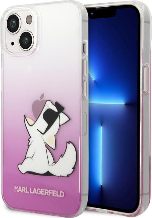 Actual product image Karl Lagerfeld KLHCP14MCFNRCPI iPhone 14 Plus 6.7" hardcase pink / pink Choupette Fun (Apple iPhone 14 Plus)