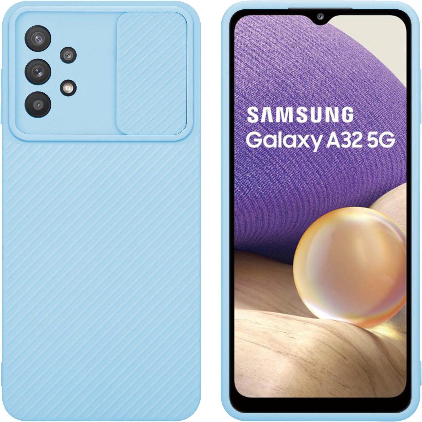 Cadorabo Hülle für Samsung Galaxy A32 5G im TPU mit Kameraschutz LM009 Style (Samsung Galaxy A32 5G), Smartphone Hülle, ...