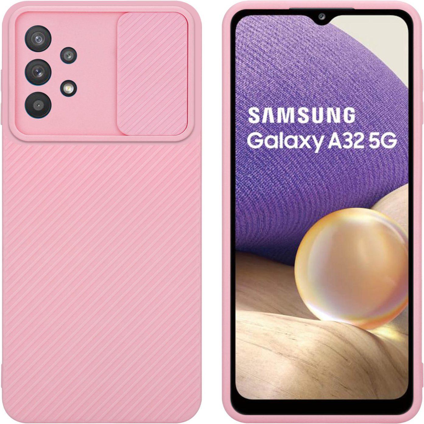 Cadorabo Hülle für Samsung Galaxy A32 5G im TPU mit Kameraschutz LM009 Style (Samsung Galaxy A32 5G), Smartphone Hülle, ...