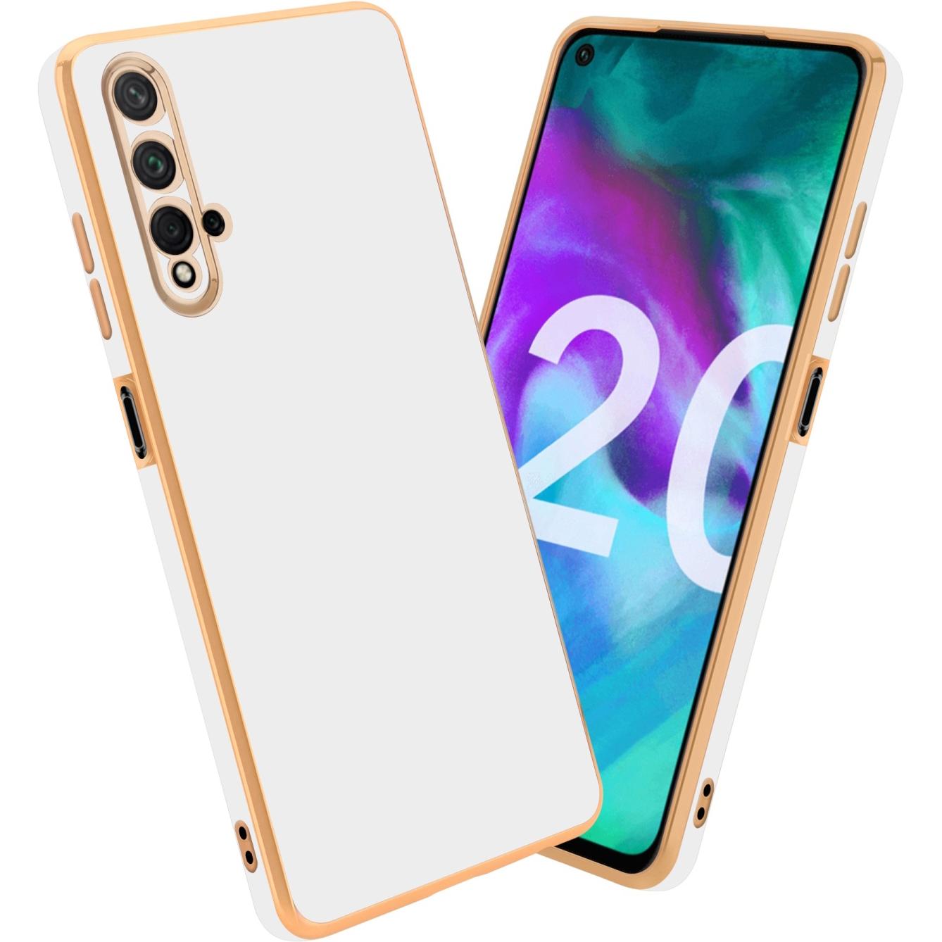 Cadorabo Hülle für Honor 20 / 20S / Huawei NOVA 5T im TPU mit Kameraschutz LM130 Style (Huawei Nova 5T, TCL 20S, LG K20)...