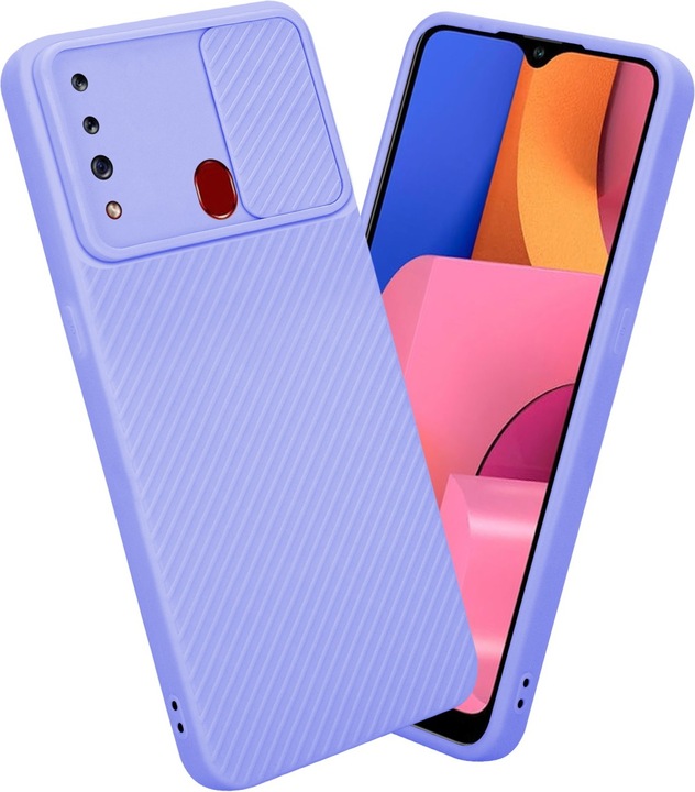Produktbild Cadorabo Hülle für Samsung Galaxy A20s im TPU mit Kameraschutz LM009 Style (Samsung Galaxy A20s)
