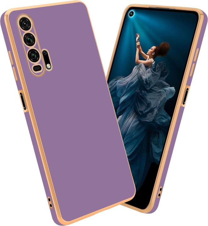 Glossy purple - gold