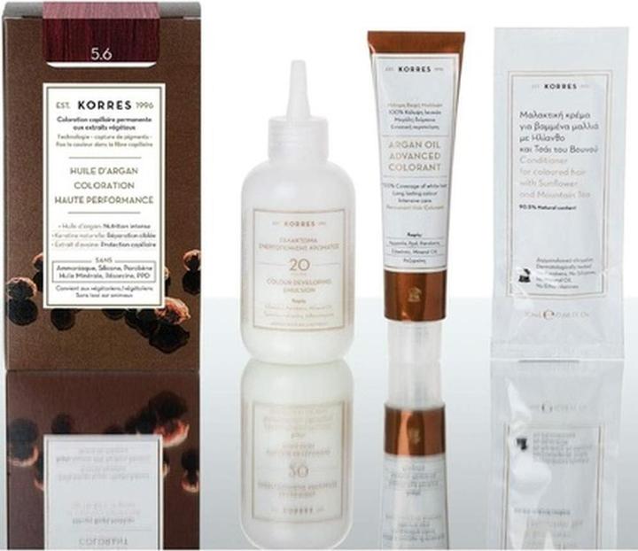 Immagine prodotto Korres Colore per capelli all'olio di argan (5.6 Marrone chiaro Rosso)