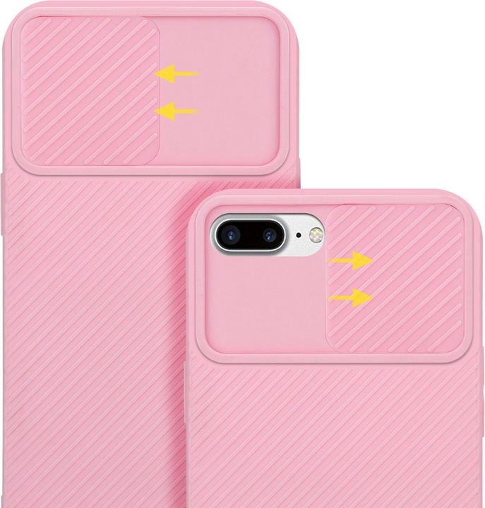 Produktbild Cadorabo Hülle für Apple iPhone 7 PLUS / 7S PLUS / 8 PLUS im TPU mit Kameraschutz LM009 Style (Apple iPhone 7 Plus, Apple iPhone 7s Plus)