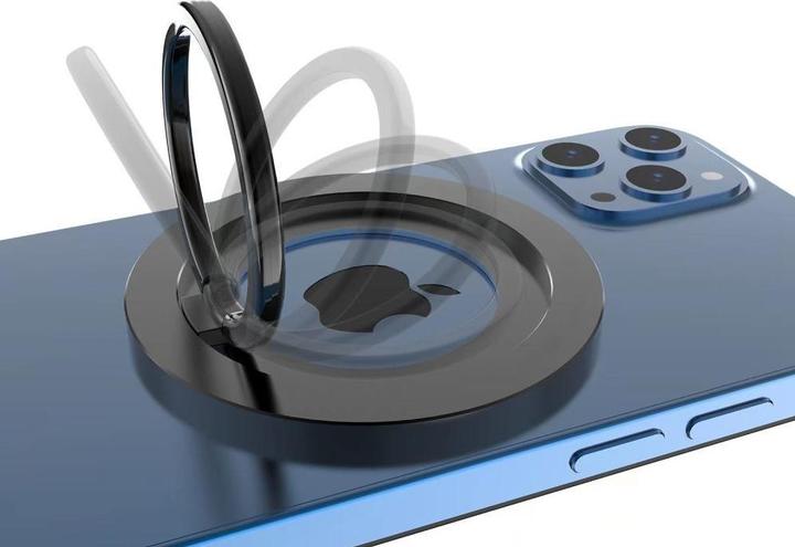 Actual product image Tech-Protect MMR100 magnetic phone holder / ring with MagSafe - grey