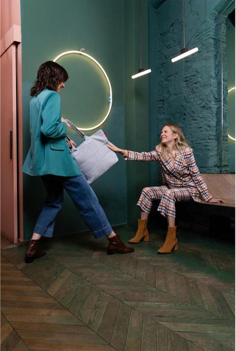 Produktbild reisenthel Tasche Shopper e1 Twist Sky Rose Hellgrau