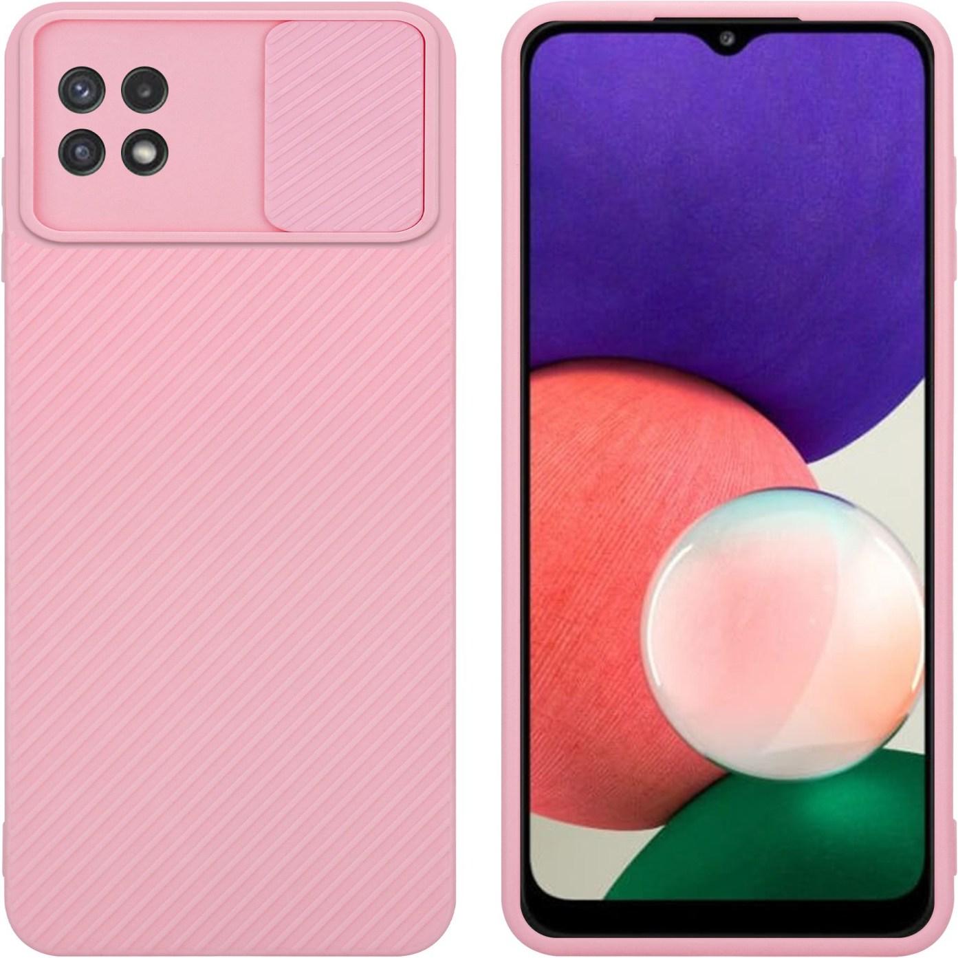 Cadorabo Hülle für Samsung Galaxy A22 5G im TPU mit Kameraschutz LM009 Style (Samsung Galaxy A22 5G), Smartphone Hülle, ...