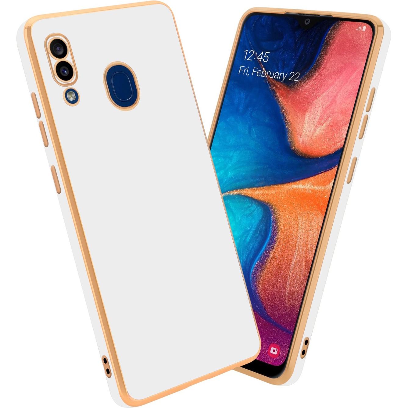 Cadorabo Hülle für Samsung Galaxy A20 / A30 / M10s im TPU mit Kameraschutz LM130 Style (Samsung Galaxy A20, Samsung Gala...