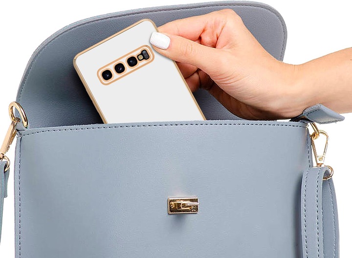 Actual product image Cadorabo Case for Samsung Galaxy S10 PLUS in TPU with camera protection LM130 Style (Samsung Galaxy S10+)