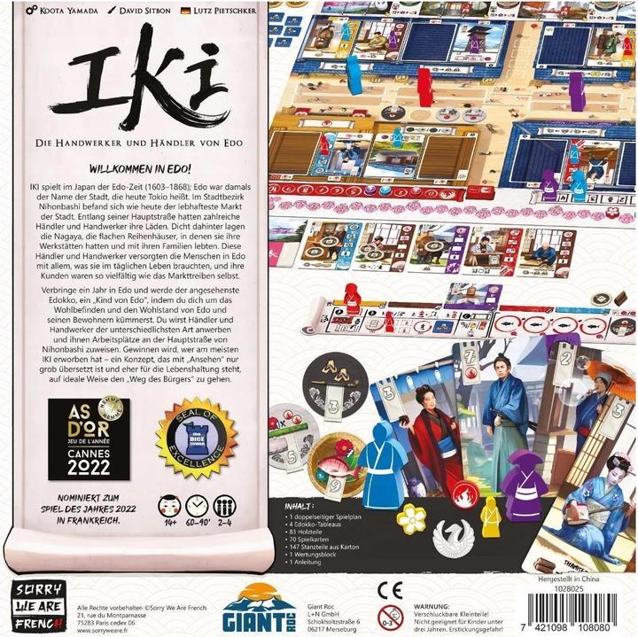 Produktbild Asmodée IKI - Die Handwerker und Händler von Edo (Deutsch)
