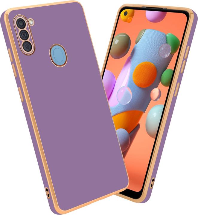 Glossy purple - gold