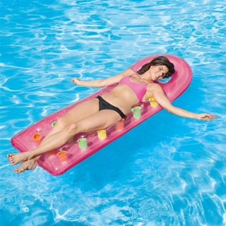 Actual product image Summer Waves Mattress Pocket Window Pink 188 X 71 Cm