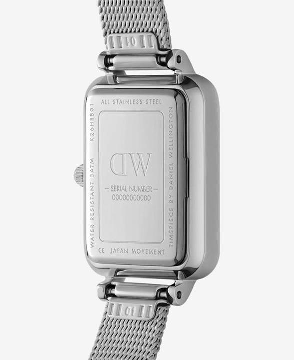 Immagine prodotto Daniel Wellington Quadro Lumine Pressed Sterling (Orologio da polso analogico, 20 mm)