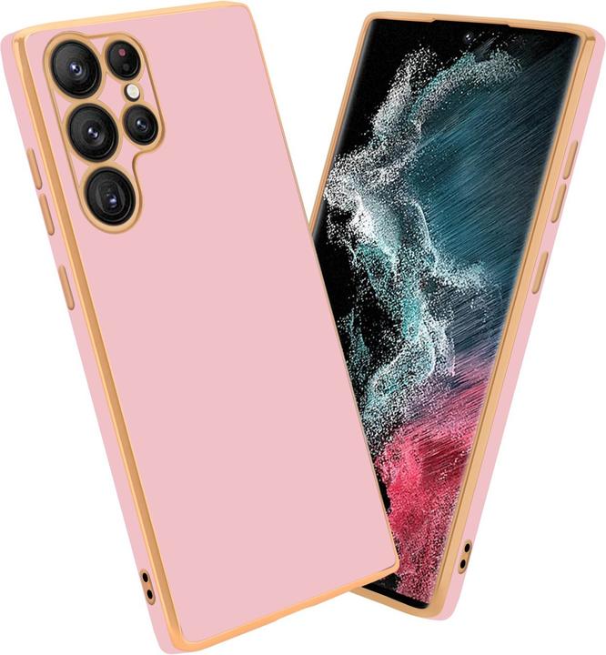 Cadorabo Hülle für Samsung Galaxy S22 ULTRA im TPU mit Kameraschutz LM130 Style (Samsung Galaxy S22 Ultra)