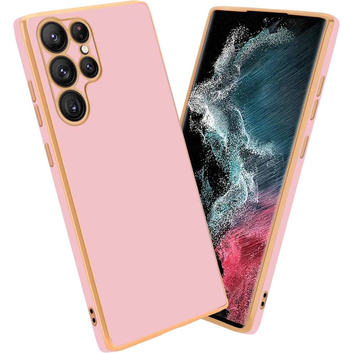Cadorabo Hülle für Samsung Galaxy S22 ULTRA im TPU mit Kameraschutz LM130 Style (Samsung Galaxy S22 Ultra), Smartphone H...