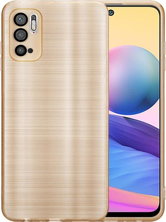 Actual product image Cadorabo Case for Xiaomi RedMi NOTE 10 5G / POCO M3 PRO 5G in TPU Brushed Camera Protector LM160 Style (Xiaomi Poco M3 Pro 5G, Xiaomi Redmi Note 10 5G)